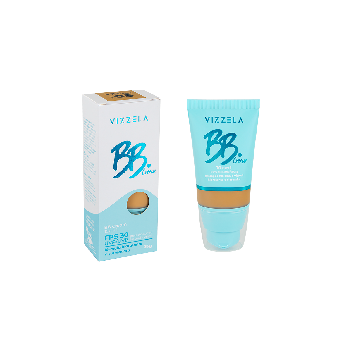 7898640655789 BB Cream - Vizzela - Cor 5 - Imagem 1