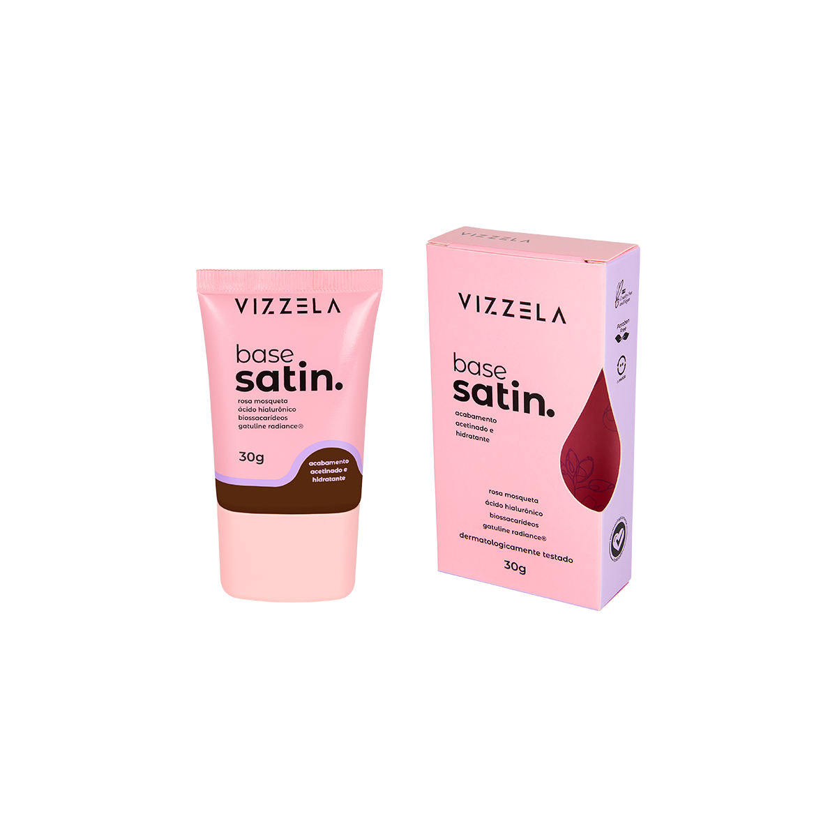 7908517900260 Base Líquida Satin - Vizzela - Cor 17 - Imagem 1