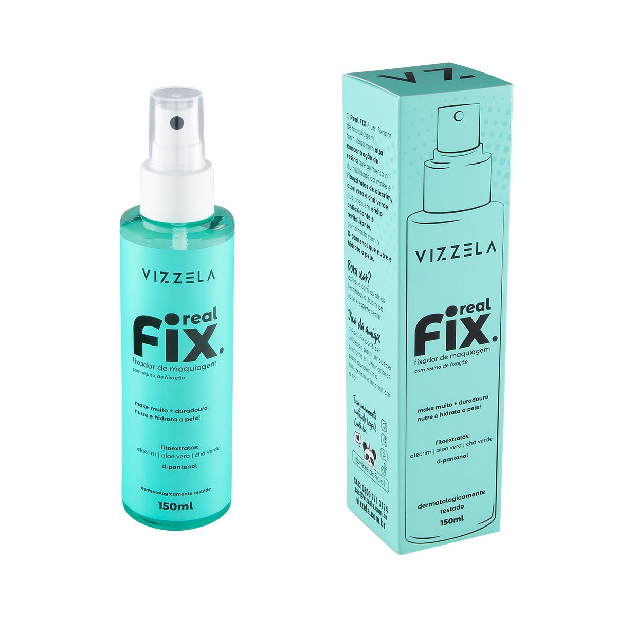 7908517900406 Fixador de Maquiagem Real Fix - Vizzela - Imagem 1