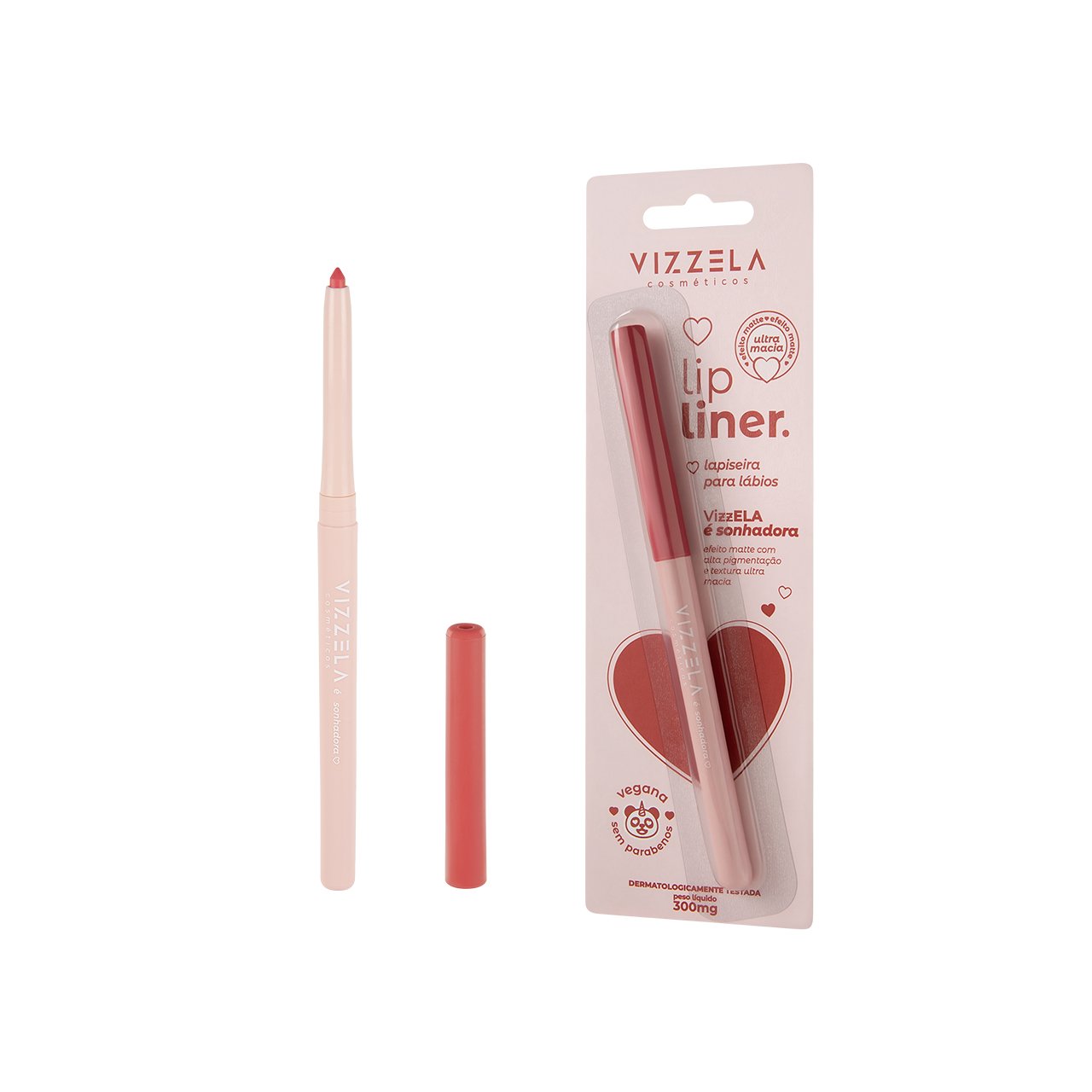 7908517900499 Lapiseira Labial Lipliner - Vizzela - Sonhadora - Imagem 1