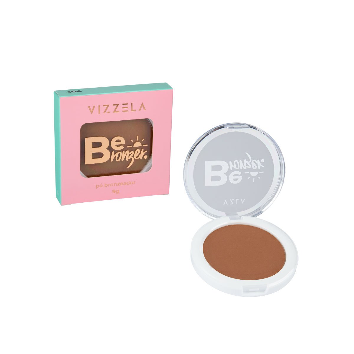 7908517902134 Pó Bronzeador Be Bronzer - Vizzela - Cor 04 - Sunset - Imagem 1