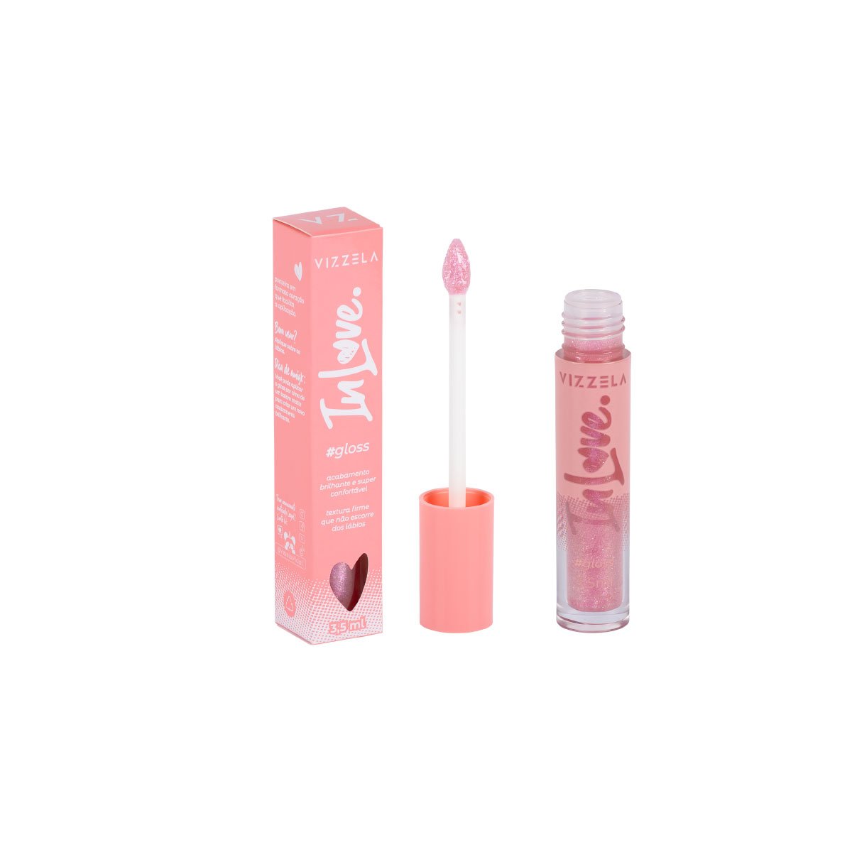 7908517905258 Gloss In Love - Vizzela - Cor 7 - Anjo - Imagem 1