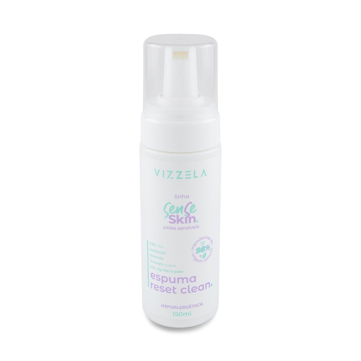 7908517906613 Espuma De Limpeza Reset Clean Sense Skin - Peles Sensíveis - Vizzela - Imagem 1