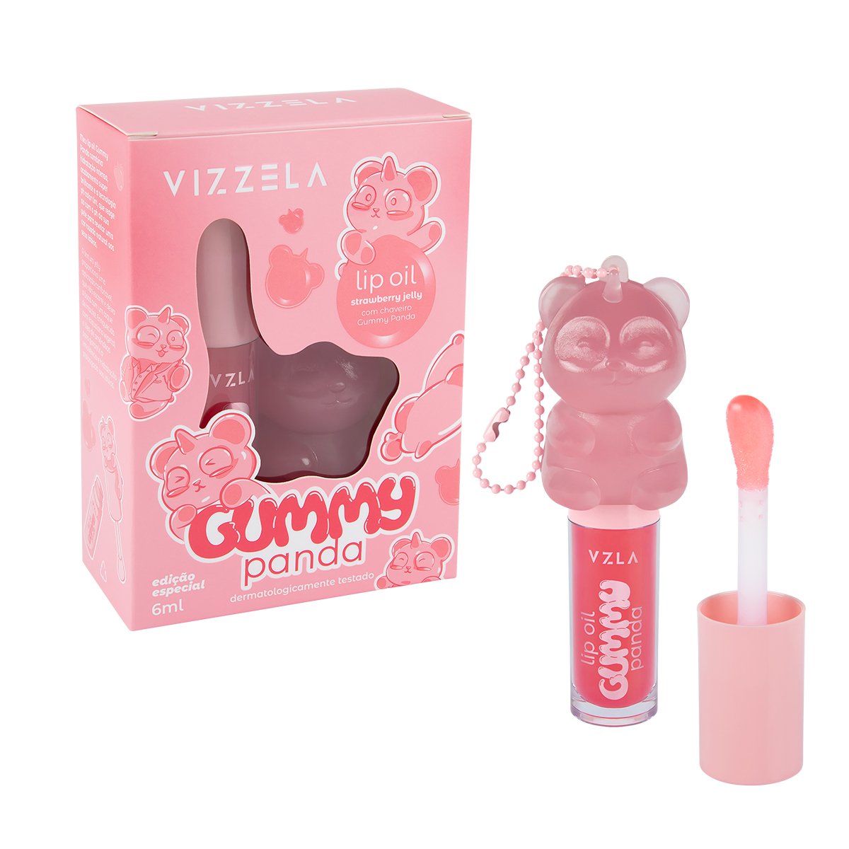 7908517907153 Lip Oil Gummy Panda - Vizzela - Imagem 1