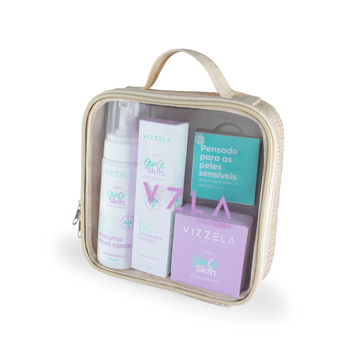 7908517907382 Kit Linha Sense Skin Peles Sensíveis - Vizzela - Imagem 1