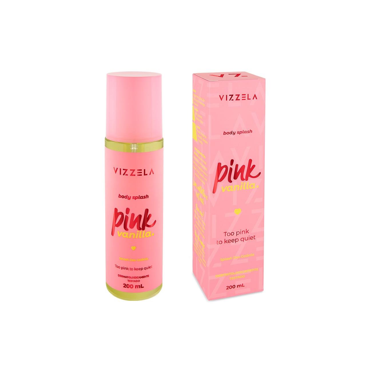 7908517907870 Body Splash Deo Colônia - Pink Vanilla - Vizzela - Imagem 1